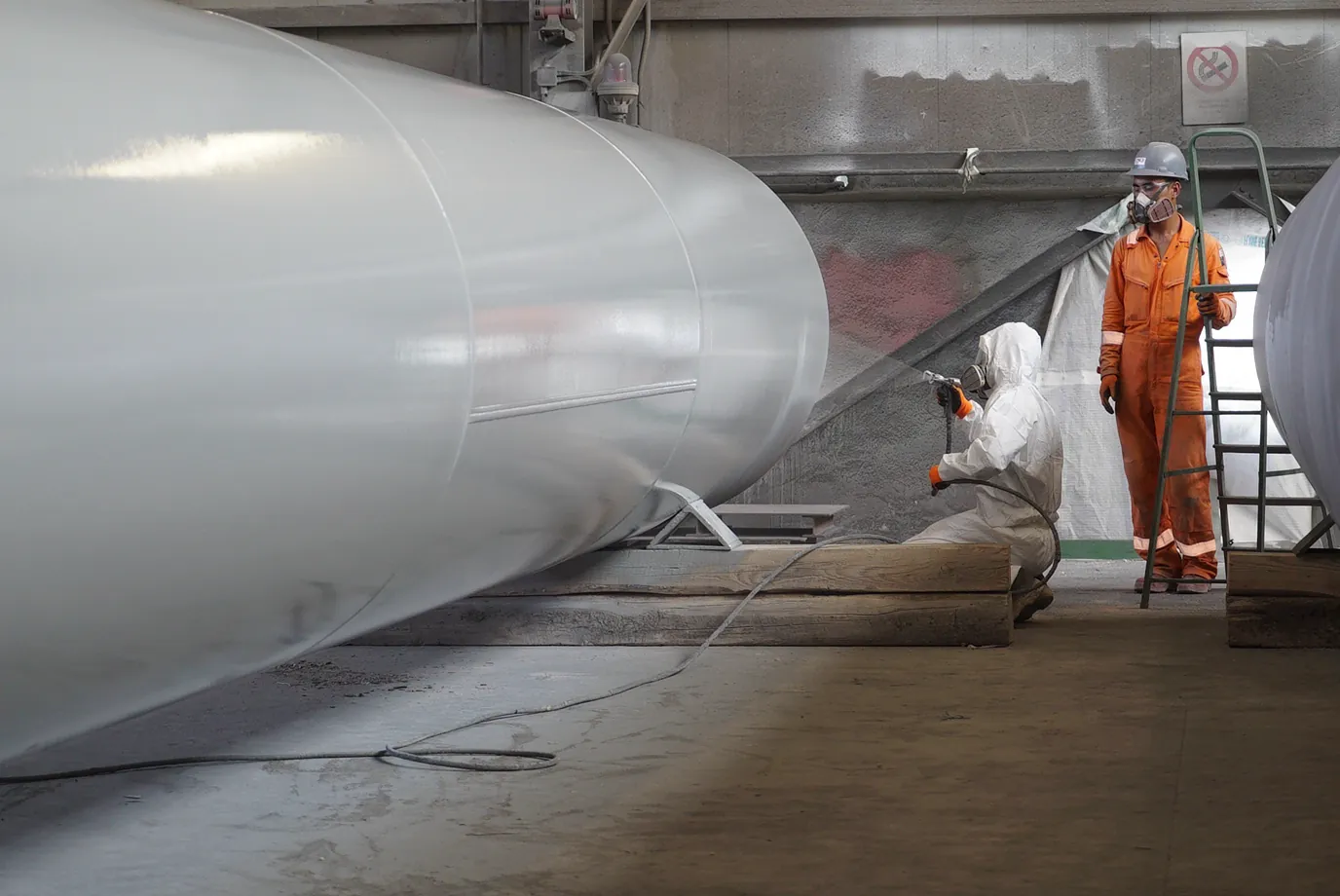 Painting Shelter — surface coating