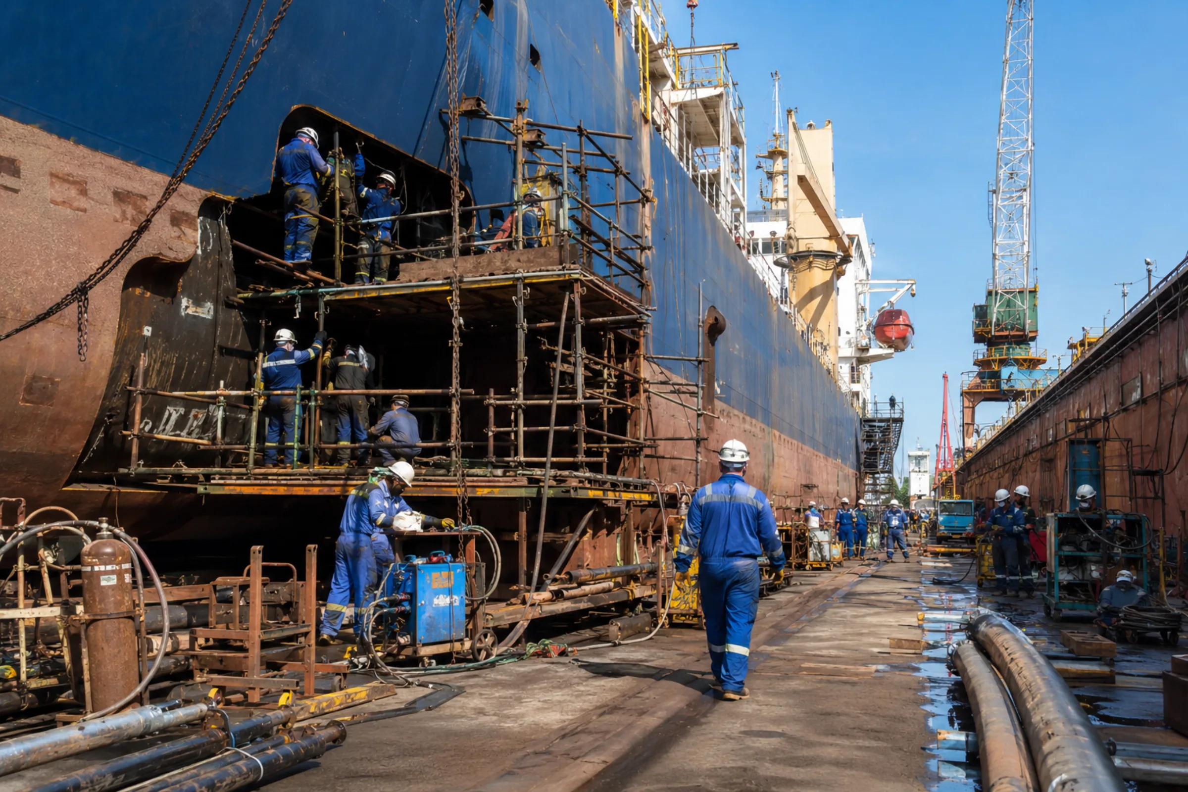 ERSAI dry dock and marine facilities