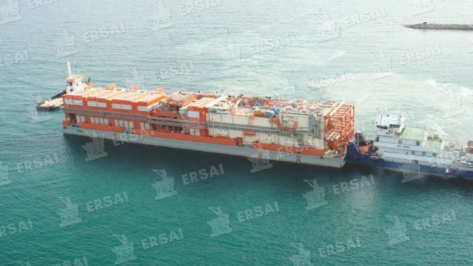 Module 3 arrival at the Kuryk yard