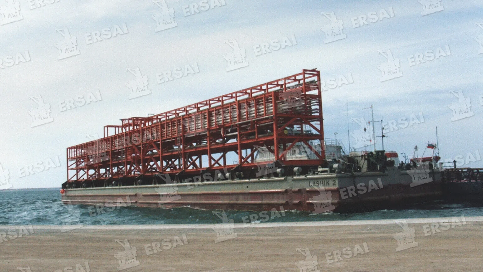 Pipe rack sail-away