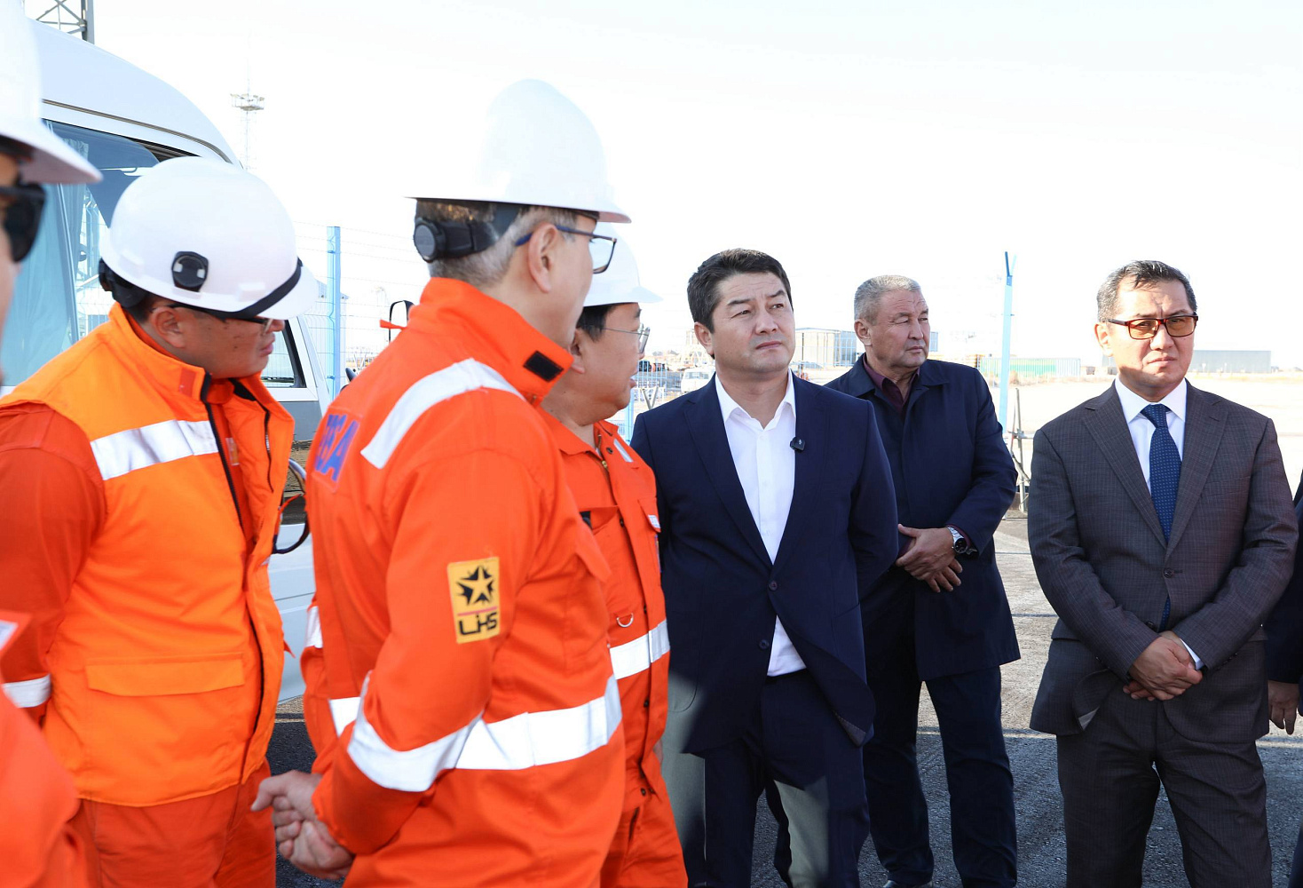 Governor of Mangystau Region Nurdaulet Kilybay visited the ERSAI Industrial and Logistics Hub in Kuryk